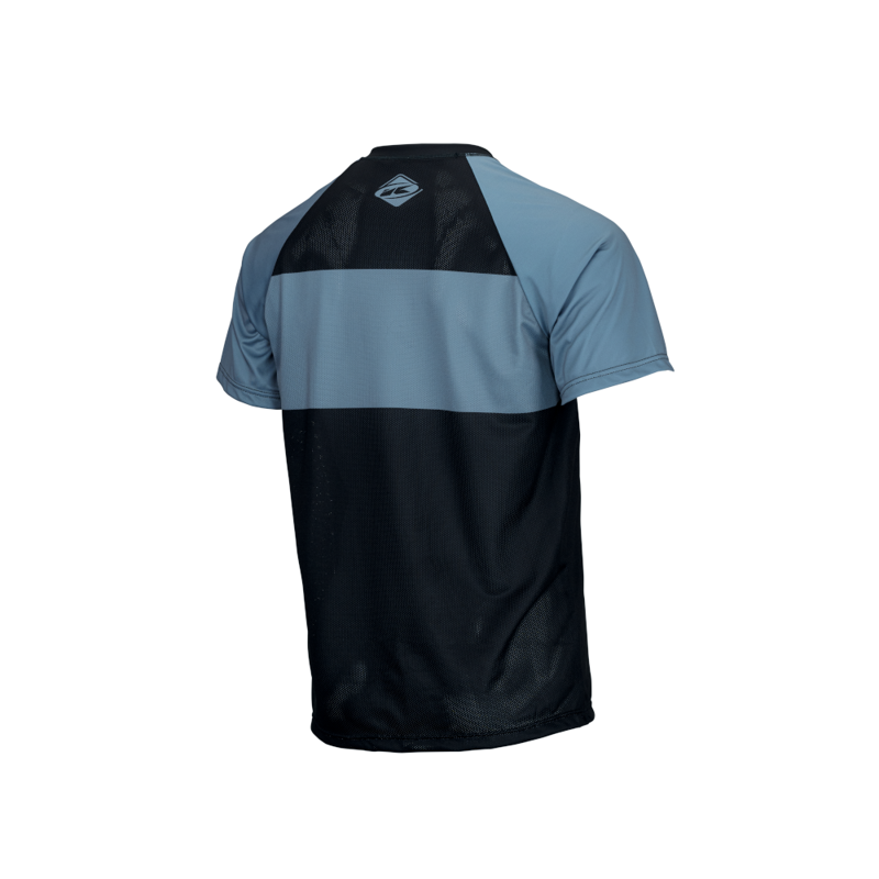 KENNY RACING Shirt Charger Short Sleeve in Black/Blue-1